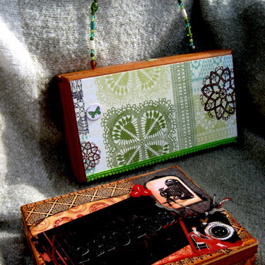 Altered cigar boxes