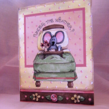 Under the Weather - Get Well Card - Front