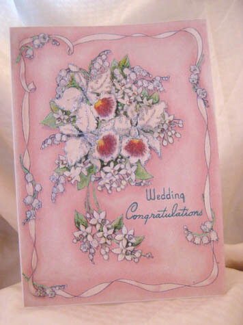Wedding Congratulations Greeting Card - Front