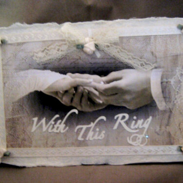 With This Ring - Wedding Card - Front