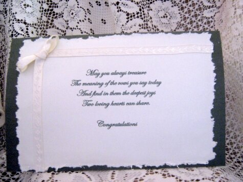 Wedding Card - Inside