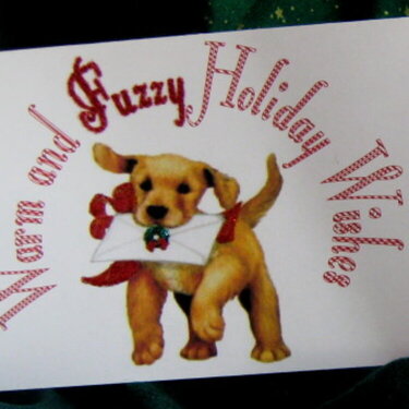 Warm and Fuzzy Holiday Wishes - Note Cards