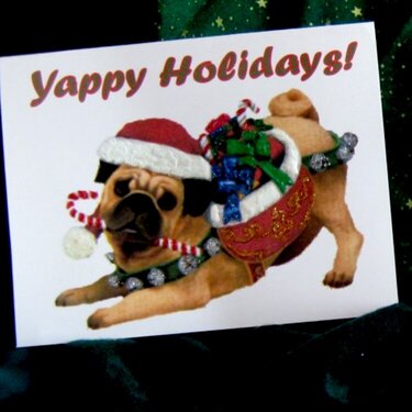 Yappy Holidays Note Cards
