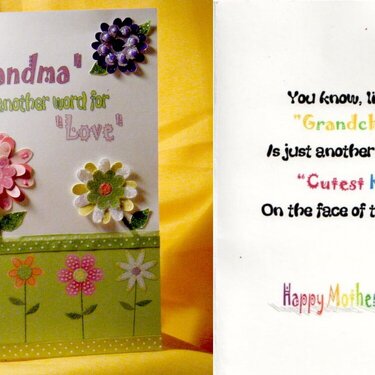 Mother&#039;s Day Card for Grandma
