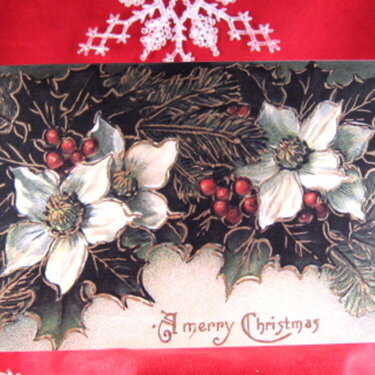 A Merry Christmas - Vintage Greeting Card