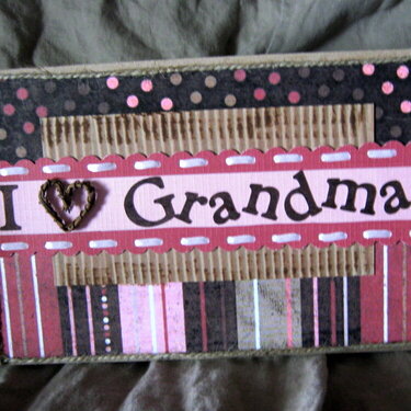 I Love Grandma - Grandparents Day Card