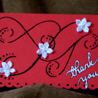 Thank You Note Card