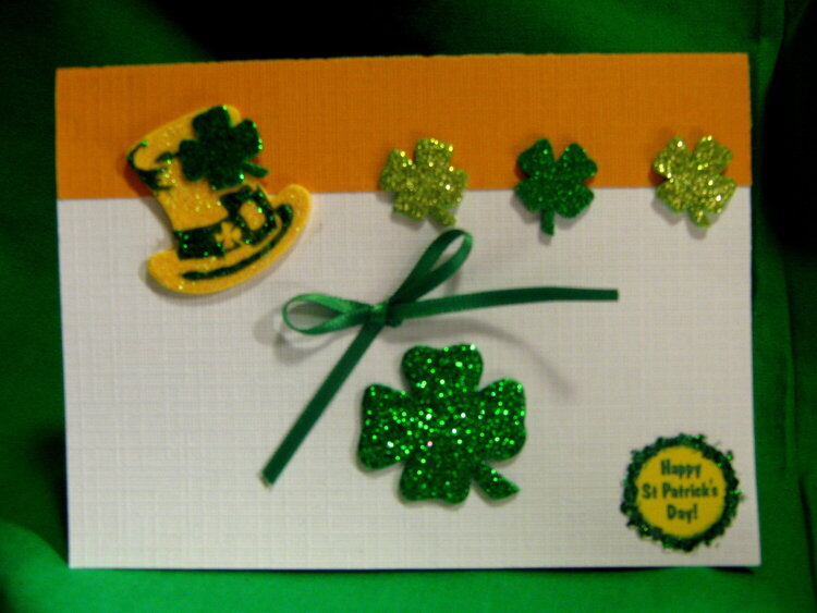 St. Patrick&#039;s Day Pop Up Note Card Front