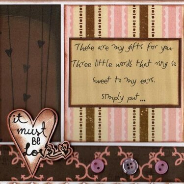 Three Little Words * Rusty Pickle * – Card