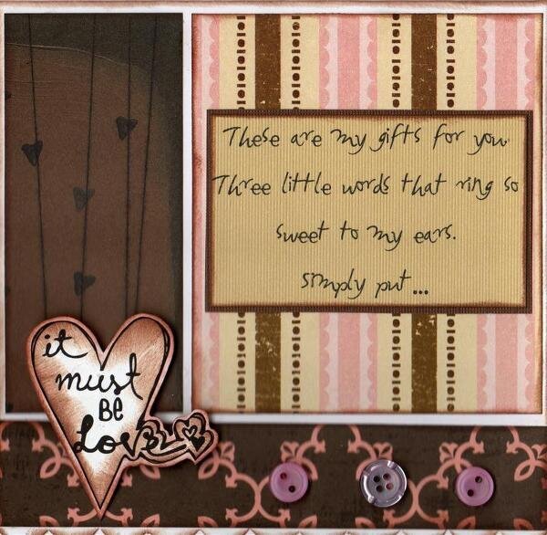 Three Little Words * Rusty Pickle * – Card