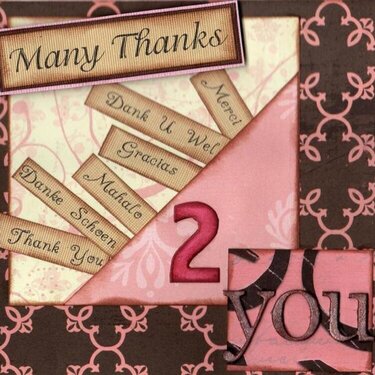 Many Thanks 2 You * Rusty Pickle * - Card