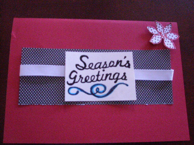 Season&#039;s Greetings with Polka Dots