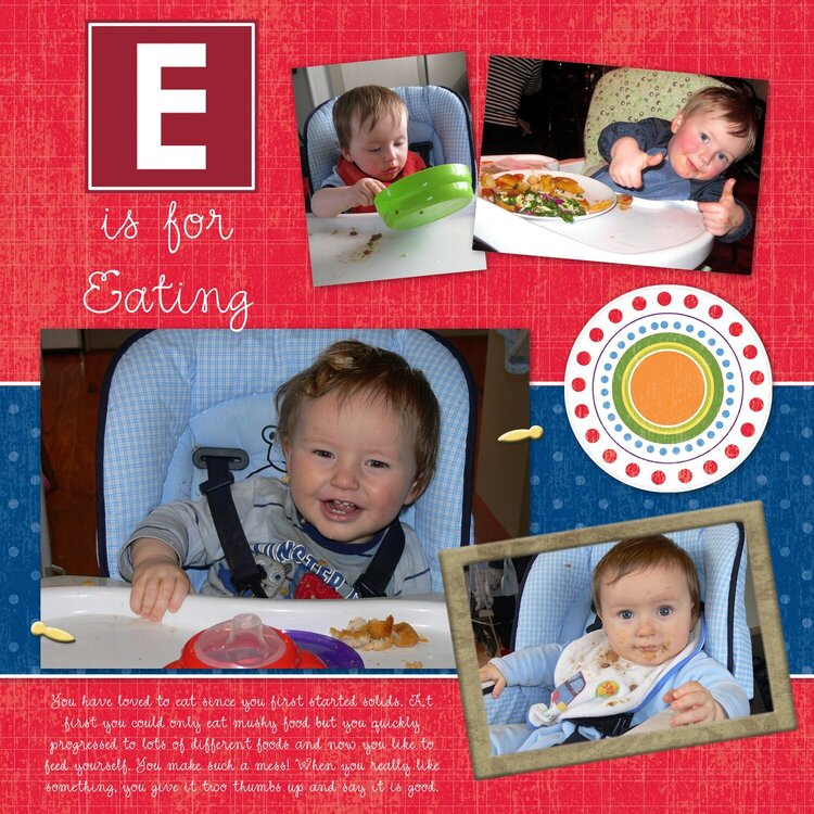 E is for Eating
