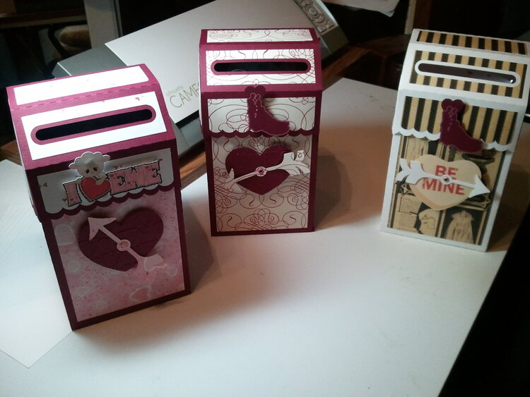 3D Valentine mailboxes