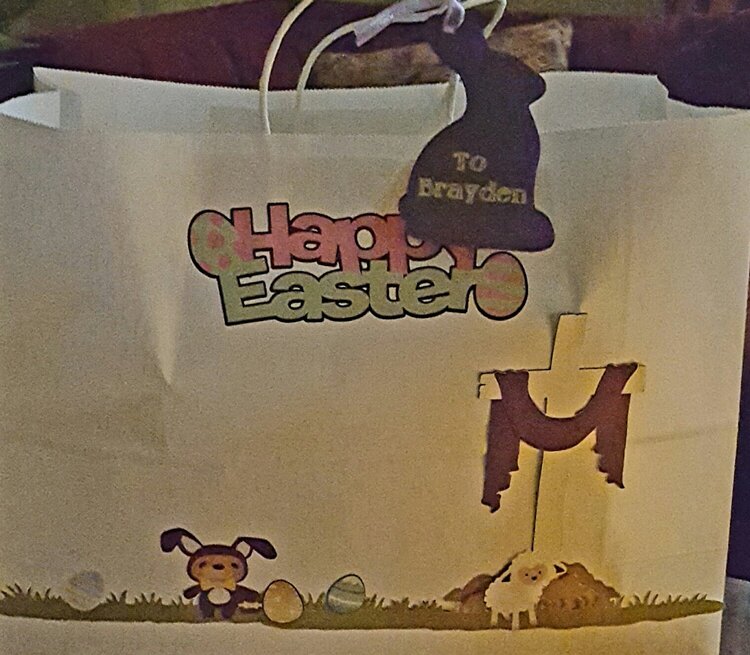 Happy Easter gift bag