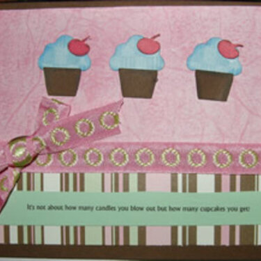 A Cherry On Top Cupcake Card