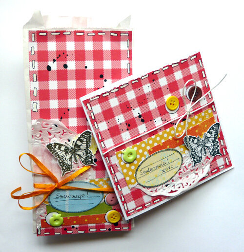 paper bags for sweets and card :)