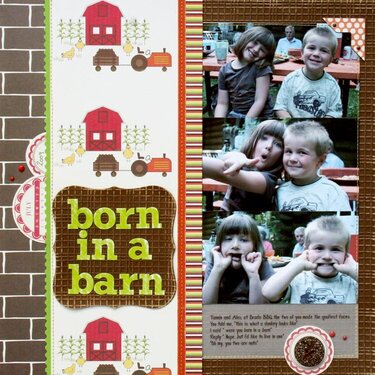 born in a barn