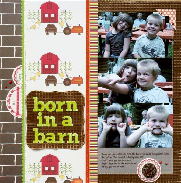 born in a barn