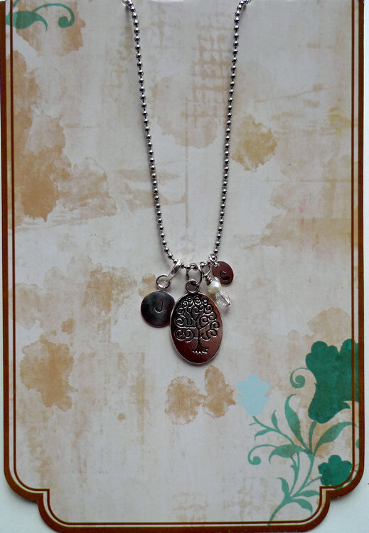Family Tree Necklace ~ Packaged
