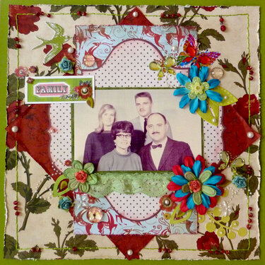 Family ~Aug Ugly Paper Challenge