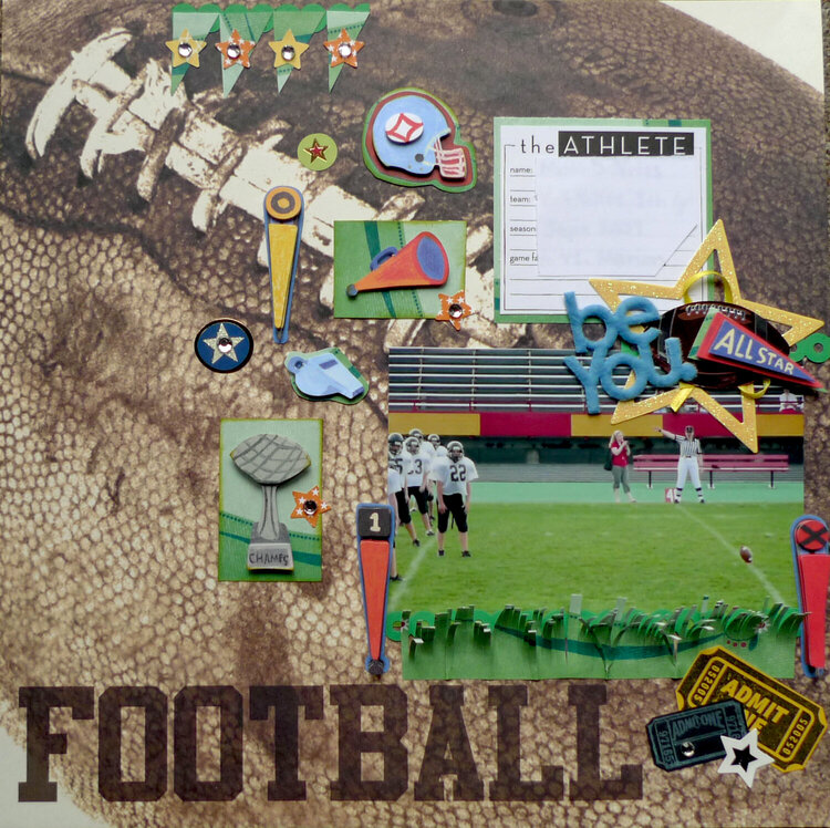 Football ~ June Ugly Paper Challenge