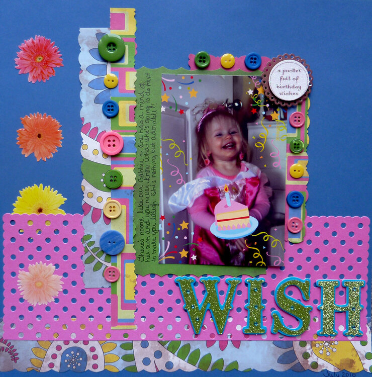 Happy Birthday Gabbie ~ Jan Ugly Paper Challenge