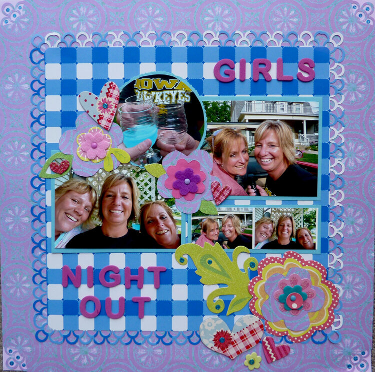 Girls Night Out ~ Feb Ugly Paper Challenge