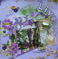 Live Life ~ July Ugly Paper Challenge