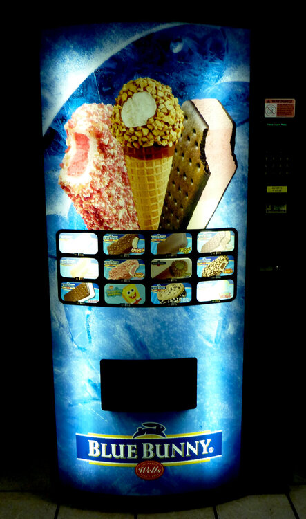 A Treat ~ Ice Cream... in a Vending Machine??