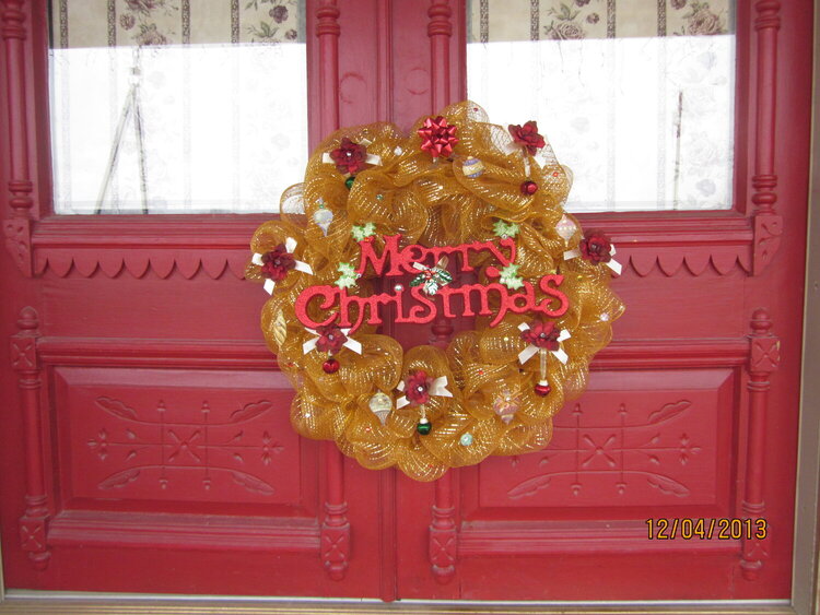 Merry Christmas Wreath