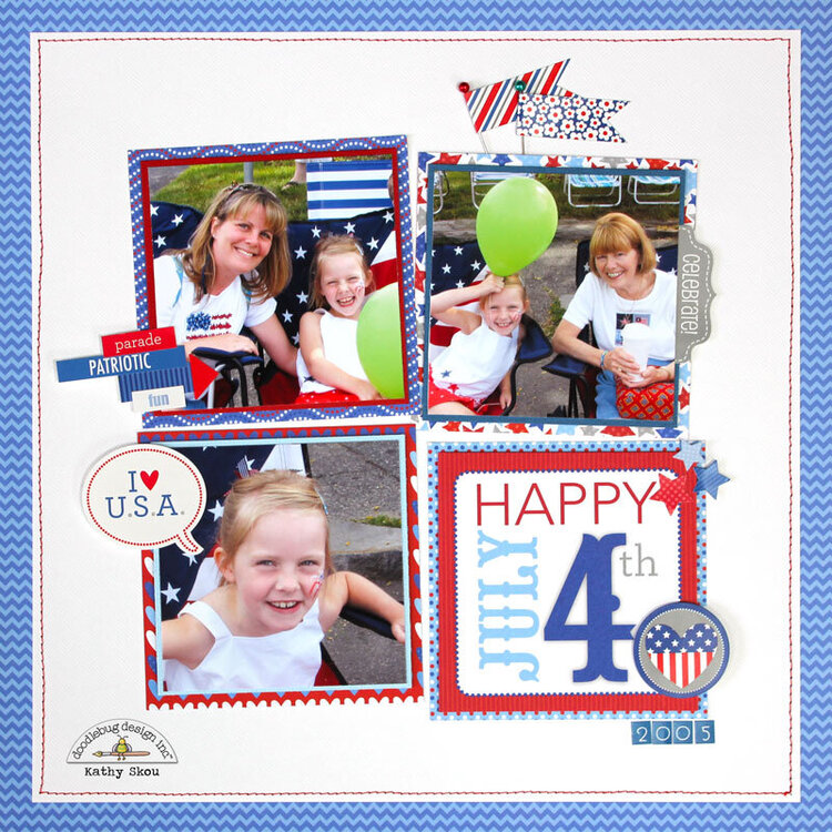 *** Doodlebug Design *** Happy July 4th