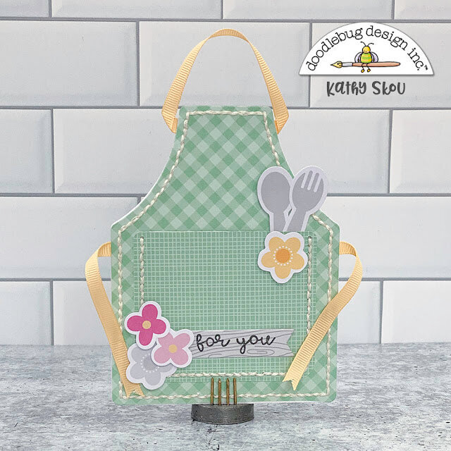 Doodlebug Design Apron Gift Card Holder