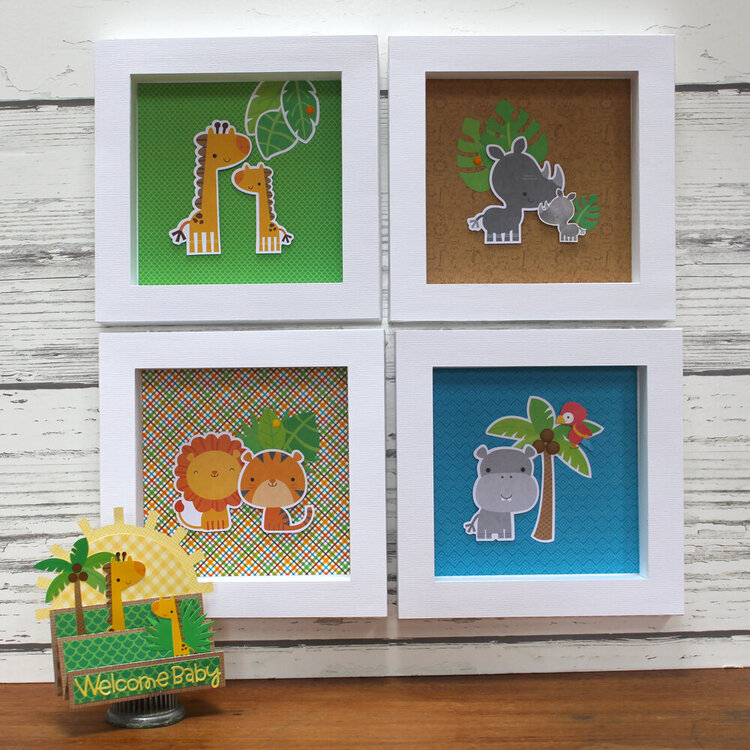 *** Doodlebug Design *** At the Zoo Nursery Frames