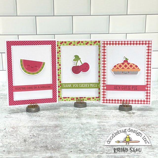 Doodlebug Design | CAS Bar-B-Cute Cards