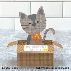 Cat in a Box Box Card