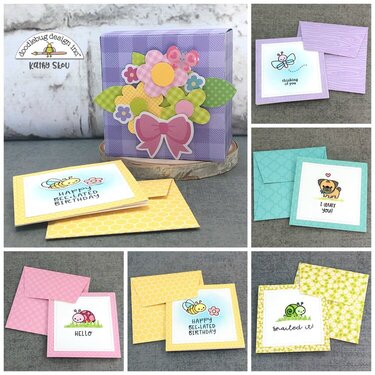 Doodlebug Design | Stamped Notecards in Box