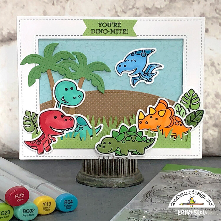 Doodlebug Design | Dino-mite! Card