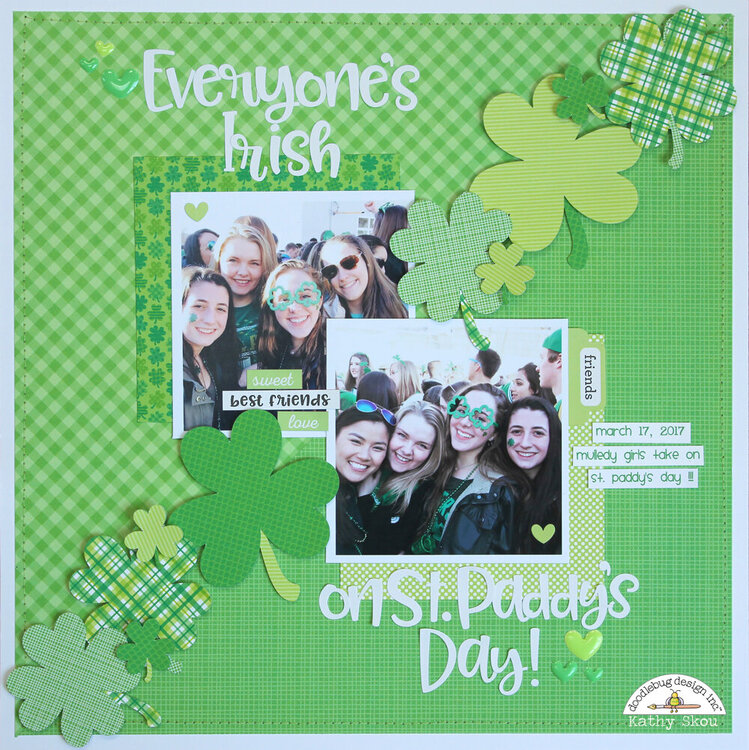 *Doodlebug Design*  Everyone&#039;s Irish on St. Paddy&#039;s Day