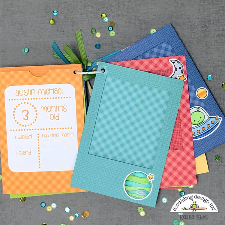 Doodlebug Design | Far Out Baby&#039;s First Year Album