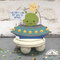 Doodlebug Design | Space Ship Baby Shower Box Card