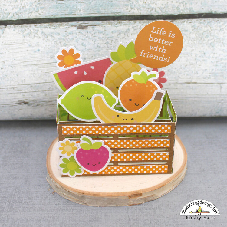 Doodlebug Design:  Sweet Summer Box Card