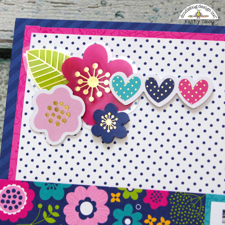 Doodlebug Design:  Hello Generations Layout