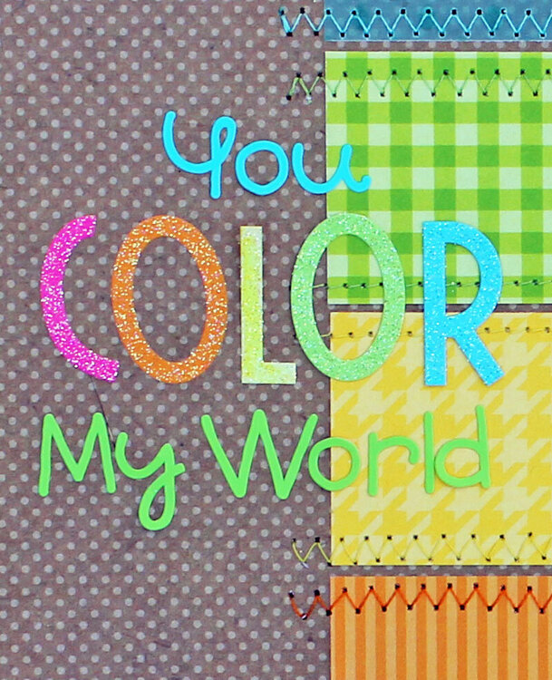 *** Doodlebug Design *** You Color My Word