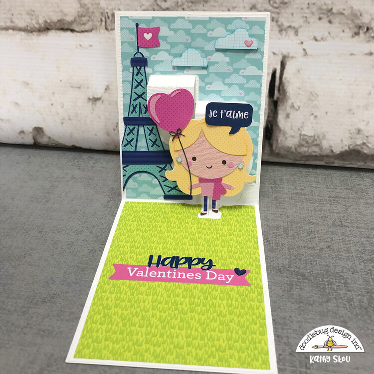 Doodlebug Design | French Kiss Pop Up Cards