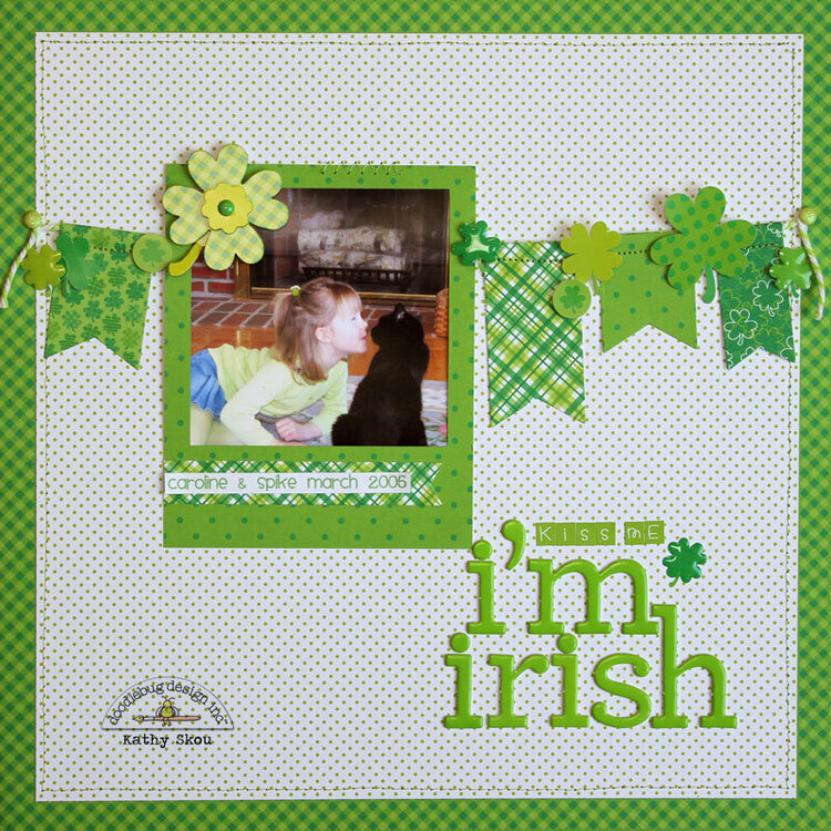 *** Doodlebug Design *** Kiss Me, I&#039;m Irish