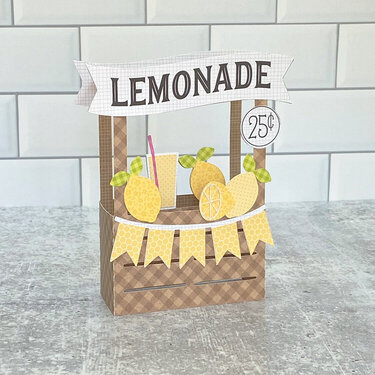 Lori Whitlock | Box Card Lemonade Stand