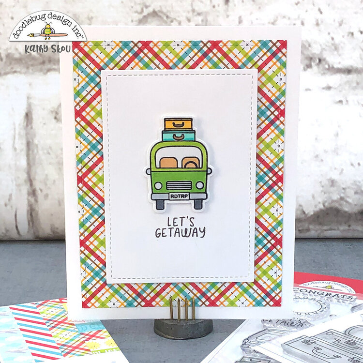 Doodlebug Design | I Heart Travel Let&#039;s Getaway