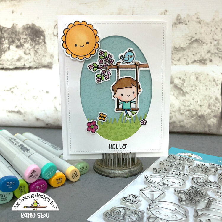 Doodlebug Design | Oh Boy Card