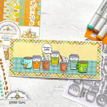 Doodlebug Design | Pumpkin Spice Slimline Card